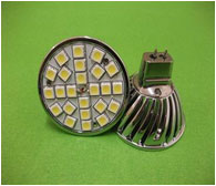 Лампа светодиодная GU10-24SMD-5050-AC